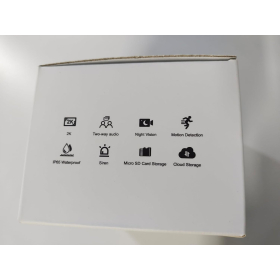Зовнішня бездротова WiFi-камера безпеки GALAYOU - 2K зовнішня/внутрішня WiFi-камера безпеки, акумуляторна батарея з виявленням руху PIR, кольорове нічне бачення, водонепроникна