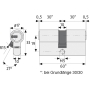 ABUS 48300 Profilzylinder D6XNP 35/35 mit Codekarte und 5 Schlüsseln