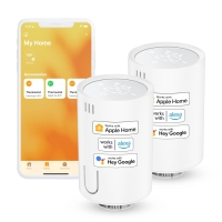 Termostato WiFi Meross para radiadores, compatible con Siri, Alexa y Google