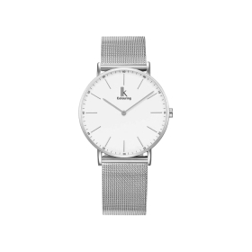 Reloj unisex Alienwork IK Slim Ø36 mm con correa de malla ultraplana