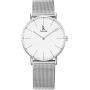 Alienwork IK Slim Ø36 mm unisex watch with ultra-thin mesh strap