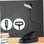 HEMOTON Clip Light USB-лампа, USB-світильники, флексографічні настільні лампи для читання, USB-світлодіодний світильник для книг, лампа для читання з кліпсою, зовнішня лампа для читання, лампа для читання, настільна лампа