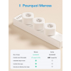 Meross Connected Socket (Typ E), Set mit 2 WLAN-Steckdosen, kompatibel mit Apple HomeKit, Siri, Alexa, Google Home