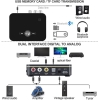 Anyzoo Bluetooth Audio Adapter - 2 in 1 Bluetooth Transmitter Receiver for TV Laptop Stereo Headphones Speakers, RCA/AUX Cable, aptX HD & aptX LL, 10 hours playback time