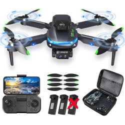 S118 Drohne mit Kamera HD 1080P, RC FPV Drohnen für Kinder und Anfänger, Faltbarer Quadrocopter mit 2 Akkus, Bürstenloser Motor, One Touch Start/Landung