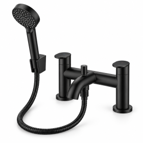 Mezclador de baño de 2 funciones Vernis Blend de Hansgrohe, negro mate