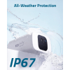 eufy Security S230 SoloCam S40, outdoor surveillance camera, security camera with WLAN, spotlight, solar panel, solar-powered, 2K resolution, IP67 water protection