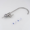 Ibergrif, M22301A, Grifo de Osmosis Inversa, Grifo de Cocina Agua Potable, Acero Inoxidable, Giratorio 360 grados, Grifo de Osmosis Inversa con Adaptador de 2, Grifos, Plata