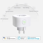 Meross Smart Socket, 16A Wi-Fi plug, compatible with Alexa, Google Home and SmartThings