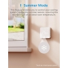 Termostato inteligente WiFi Meross para calderas de gas y agua, compatible con Apple HomeKit, Alexa y Google Assistant.