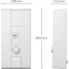 Calentador de agua electrónico Bosch Thermotechnik, blanco, 21/24 kW