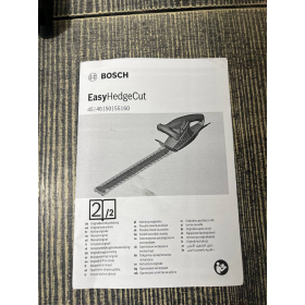 Bosch Easy Hedgecut 45 — электрический кусторез, 420 Вт, лезвие 45 см