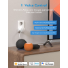 Meross WiFi Smart Plug, 16A Remote Control Timer WiFi Plug, Kompatibel mit Alexa, Apple HomeKit und Google Home, 3840W.