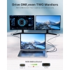 USB C to HDMI Cable 2m, 4K 60Hz Thunderbolt 4 to HDMI Cable, Compatible with MacBook, iPad Pro, Galaxy Series, Surface, XPS, HP, etc