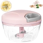 MEEQIAO Manual Food Chopper, 500 ml