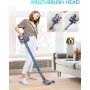 Cordless vacuum cleaner Greenote, 23000PA Stick Vacuum 4 in 1, 200 W, operating time on a single charge 35 minutes