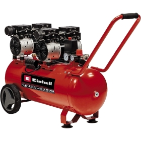 Quiet oil-free compressor Einhell TE-AC 50: Power 1500 W, maximum pressure 8 bar, tank volume 50 l