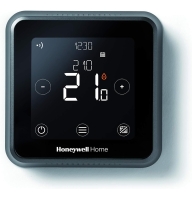 Honeywell Home T6 Wi-Fi Room Thermostat and Wired Receiver Box, Wall Mounted, Black