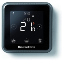 Honeywell Home T6 Termostato de ambiente Wi-Fi y caja receptora con cable, montaje en pared, negro