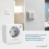 Homematic IP socket for smart home. Control via Alexa and Google Assistant app