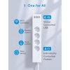 Подовжувач Meross Smart на 4 розетки + 4 порти USB
