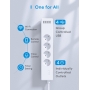 Meross Smart extension cable for 4 sockets + 4 USB ports