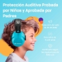 Vanderfields protección auditiva niños - protección auditiva cascos antirruido orejeras antirruido mujer - orejeras protectoras contra el ruido compactas y plegables - cascos de protección auditiva