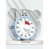 LIORQUE Visual Timer, Rechargeable Kids Timer with Silicone Case, 60 Minute Countdown Timer, Time Management Tool for Kids and Adults (Light Blue)