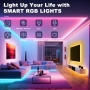 LED interior lights 15 meters with remote control and app