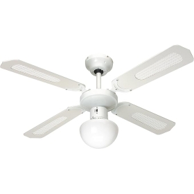 Farelek Bali 112420 Deckenventilator, 107 cm, Weiß