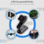 KUUS. C1 Mini-Spionagekamera 2,3 cm | Kameras mit Audio und Video