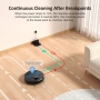 Lubluelu Robot Vacuum Cleaner with 5-Card Laser Navigation, 3000Pa, 55dB with App Control, Ideal for Pet Hair, Carpets, Hard Floors