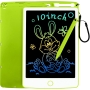 Richgv LCD Writing Tablet, 10 Inch Kids Blackboard, Magnetic Whiteboard for Children, Electronic Toy for Drawing and Learning (Green)