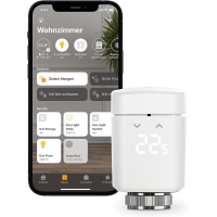 Eve Thermo - Smart radiator thermostat, made in Germany, saves heating costs, heating control (app/schedules/presence)