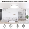 Lámpara de techo redonda LED 24 W, 6500 K, 2000 lm, IP44, diámetro 28 cm