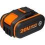 Lithium-ion battery 4 Ah. For Worx Powershare WA3553 tools