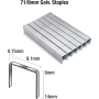 Tacwise 0368 type 71/8mm galvanized staples, 20,000 pieces