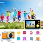 YunLone Kids Camera, 2.4 Inch Digital Camera, 1080P FHD Video with 32G Card, 4X Zoom, Kids Camera for Boys and Girls