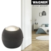 Настенный дверной упор WAGNER EGG - диаметр 30 x 30 мм, цинковое литье под давлением под нержавеющую сталь, мягкий упор из термопластической резины, черный, для привинчивания, включая крепежный материал - 15517811