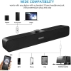 HEANTTV Computer Speaker, 2.0 Bar Speaker, PC Soundbar Hi-Fi Stereo Sound, USB Operation, Computer Speaker for PC, Monitor, Laptop, Music, Ps5, Ipad, Tablet, Smartphone
