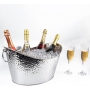 Universal Stainless Steel Ice Bucket 12L - Large Buckets for Champagne and Drinks, Ideal for Parties, Bronze