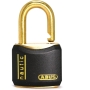 Abus T84MB/20 – Nautic brass padlock 20 mm black