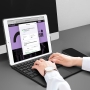 Fintie kabellose Bluetooth-Tastatur mit Touchpad und deutschem Layout