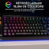 Teclado gaming G-Lab KEYZ Rubidium AZERTY FR con USB