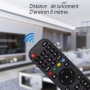 Mando a distancia para Smart TV Hisense VIDAA LCD LED 4K UHD con botón de acceso rápido Netflix, Prime Video, YouTube, Rakuten