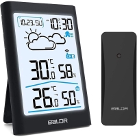 BALDR wireless weather station with outdoor sensor