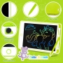 Richgv LCD Writing Tablet, 10 Inch Kids Blackboard, Magnetic Whiteboard for Children, Electronic Toy for Drawing and Learning (Green)