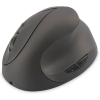 DIGITUS DA-20155 Wireless Ergonomic Mouse, Vertical, 6D (Buttons), Rechargeable Battery Black