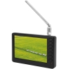 Taschen-Digitalfernseher: Tragbarer 5-Zoll-Bildschirm, wiederaufladbar, mit EU-Stecker für den Betrieb mit 110 bis 220 V