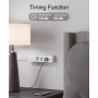 GHome Smart WiFi Extender with 3 AC outputs and 3 USB, energy measurement, only 2.4 GHz, 16 A, 1.5 m